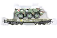 Roco Minitanks 756 DB Rlmmps kampvognstransport med Fuchs 'KFOR'